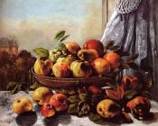 Still Life: Fruit - 古斯塔夫·库尔贝